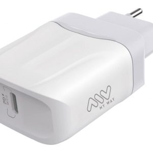 CARGADOR TIPO C PD 20W BLANCO