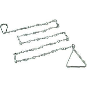 TIRADOR WC CADENA 1M.ANODIZADA