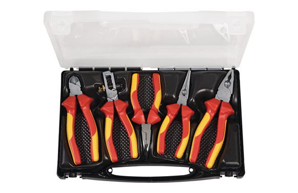 ALICATES JUEGO 5 PIEZAS AISLAD