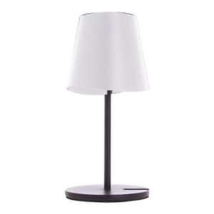 LAMPARA DE MESA DE METAL BLANC