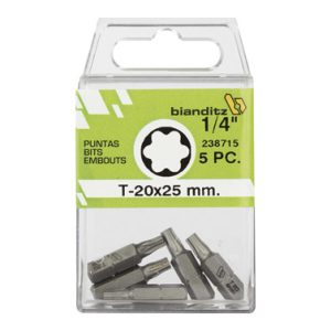 PUNTA TORX 5UDS 238719