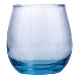VASO CRISTAL MAINE 32 CL AZUL