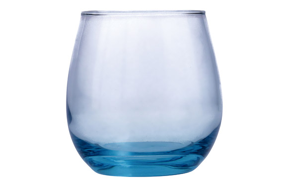 VASO CRISTAL MAINE 32 CL AZUL