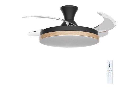 VENTILADOR TECHO ASPAS RETRA.