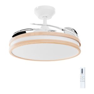 VENTILADOR TECHO ASPAS RETRA.