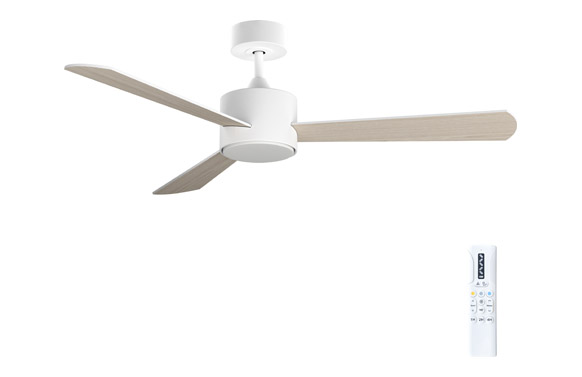 VENTILADOR TECHO BLA/MAD 122CM