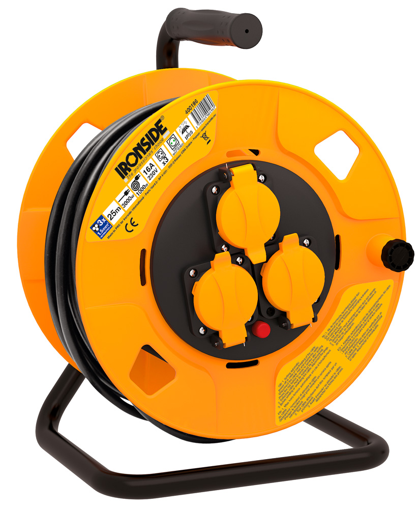 ENROLLACABLE 3T 3X1,5MM2 25MTS