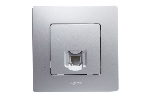 TOMA TELEFONO PLATA SERIE NILO