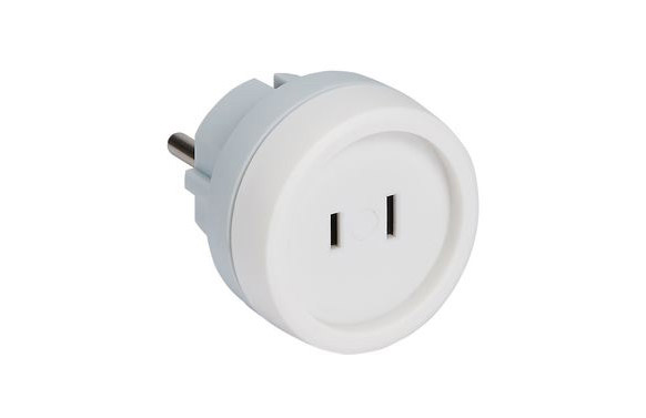 ADAPTADOR ENCHUFE VIAJE 2P BL