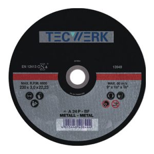 DISCO CORTE METAL CONCAVO Ï125