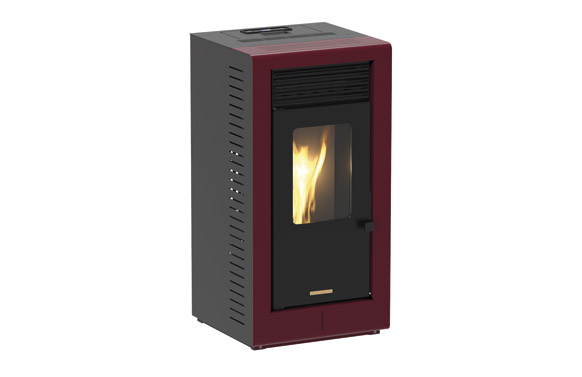 ESTUFA PELLET NEPRA 8KW ROJA 1