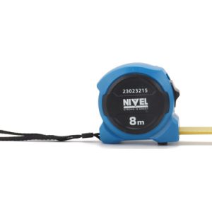 FLEXOMETRO 8 M X 25 MM NIVEL