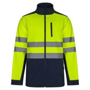 SOFTSHELL T.XL AV NAY/AMARILLO