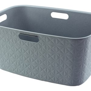 CESTO ROPA L 45L AZUL BRUMA