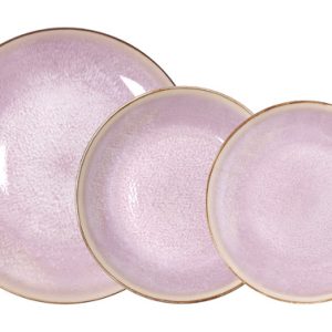 VAJILLA 12 PZAS PORCELANA LANA