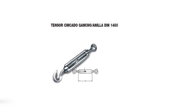 TENSOR GANCHO DIN1480 CIN M20-