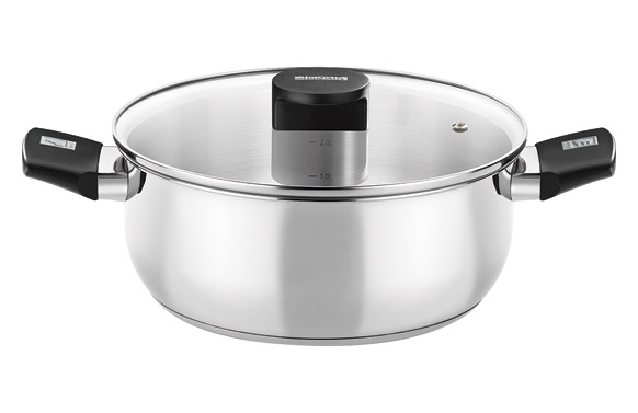 CACEROLA CON TAPA CRISTAL ELIT