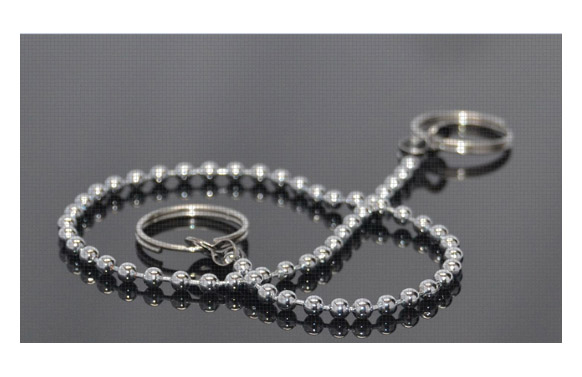 CADENA BAÑO BOLAS 2 ANILLAS 45