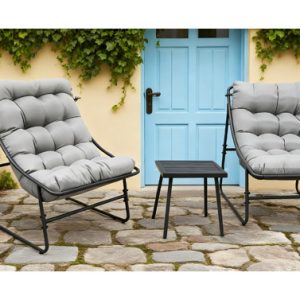 SILLON ACERO C/COJIN 2U - MESI