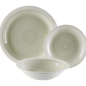 VAJILLA CERA 18PZAS LEGRAN GRI