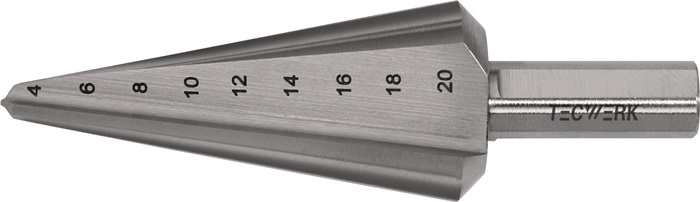 BROCA ESCALONADA HSS VAST. 8MM