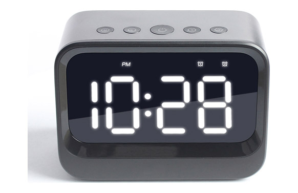 RELOJ DESPERTADOR NEGRO