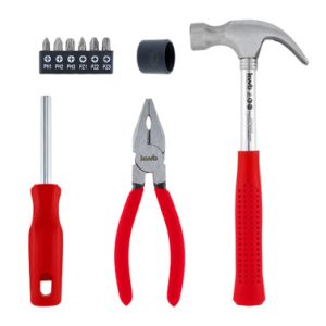 CAJA DE 10 HERRAMIENTAS MANUAL