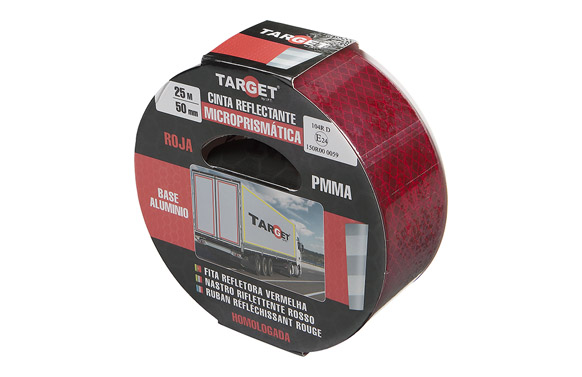 CINTA REFLECTANTE ROJA CRR2550