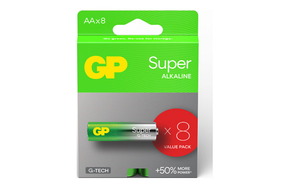 PILA ALCALINA SUPER LR6 AA 8 U