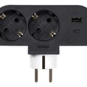 ADAPTADOR GIRATORIO 2 TOMAS US