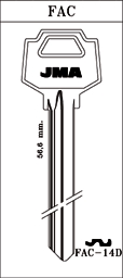 LLAVE ACERO JMA FAC-14D