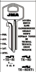 LLAVE ALUMINIO JMA TE-8I LILA