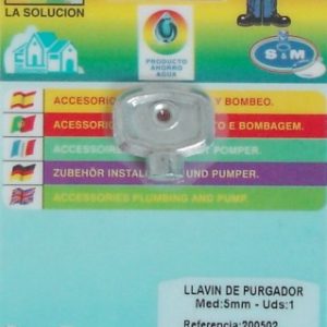 LLAVE PURGADOR 5MM