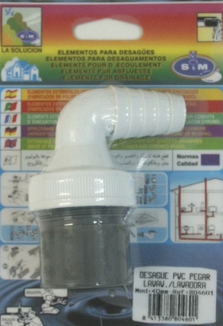 DESAGUE LAVADORA 40MM