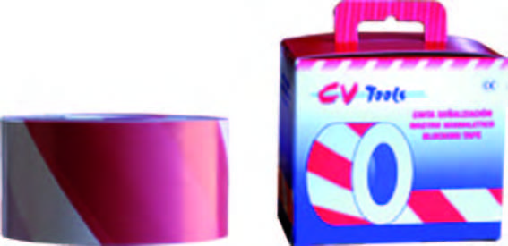 CINTA SEÑALIZACION BLANCO/ROJO