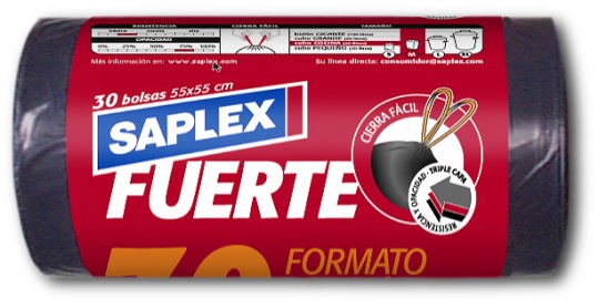 BOLSA 55X55CM BASIC 30LT 30 PZ