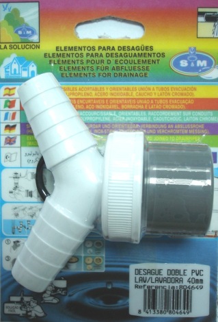 DESAGUE LAVADORA DB 40MM