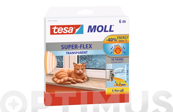 BURLETE SILICONA TUBULAR TRANS