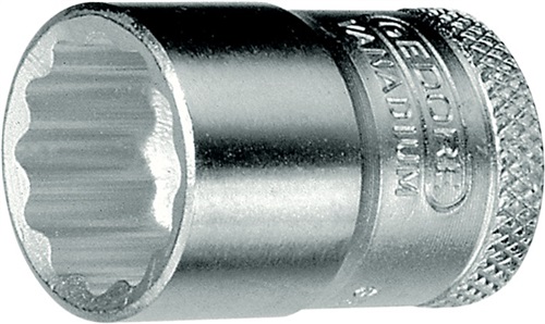 LLAVE DE VASO BIHEXAGONAL 3/8