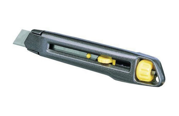 CUTTER 18X165MM MET C/PULSADOR