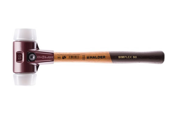 MAZA CABEZAS PLASTICO BLANCO 6