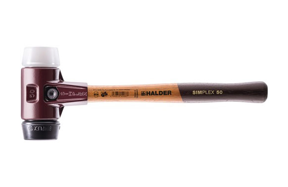 MAZA CABEZAS PLASTICO BL/GOMA