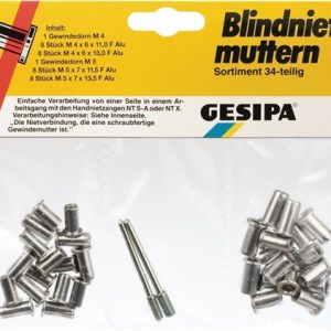 TUERCA REMACHABLE ALUM M4/M5 1