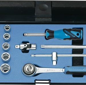 LLAVE VASO HEXAG. 1/4 4-13MM+A