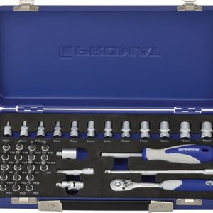 LLAVE VASO 1/4 JGO 36PZ: 16HEX