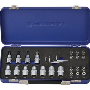 LLAVE VASO PUNTA TORX 1/4 +1/2