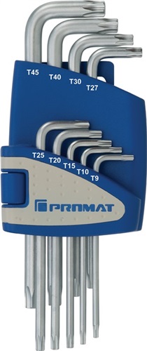 LLAVE ALLEN TORX T9-T45 CROM P