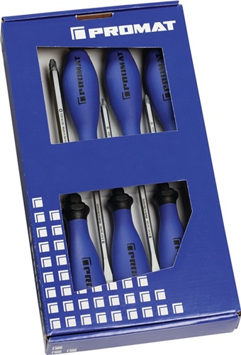 DESTORNILLADORES JGO 6PZ: 2 PH