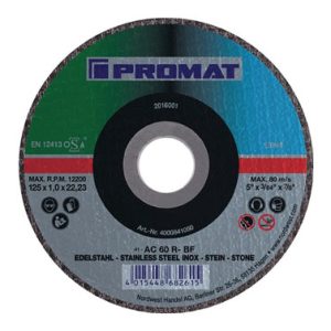 DISCO CORTE METAL/PIEDRA Ø115X