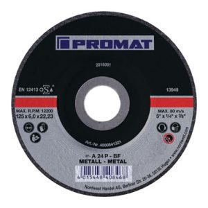 DISCO DESBASTE METAL CONICO Ø1